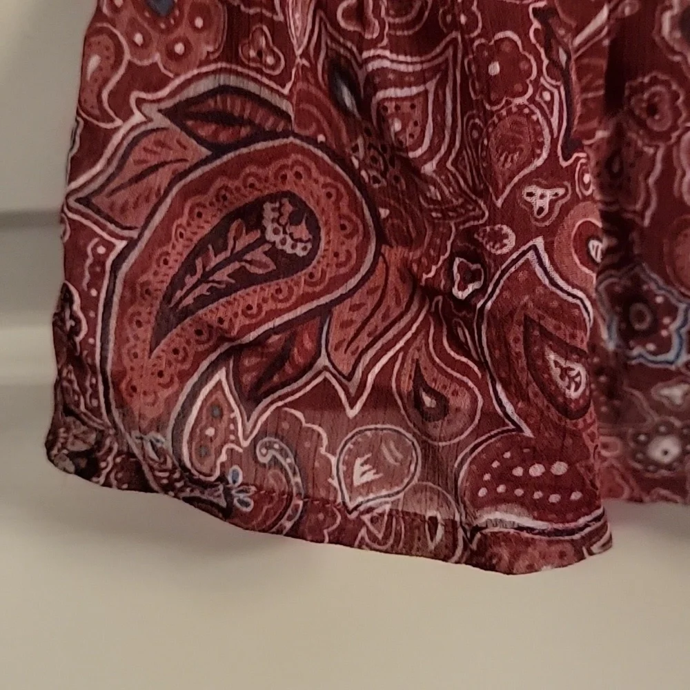 Crazy 8, Adorable girls 3T, burgundy paisley dress.